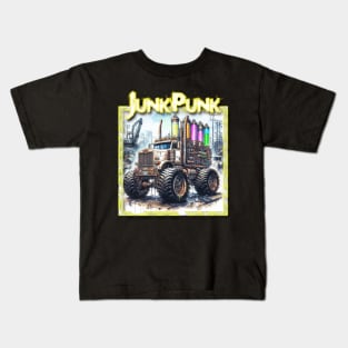 JunkPunk - Monster Vacuum Tube Truck Kids T-Shirt